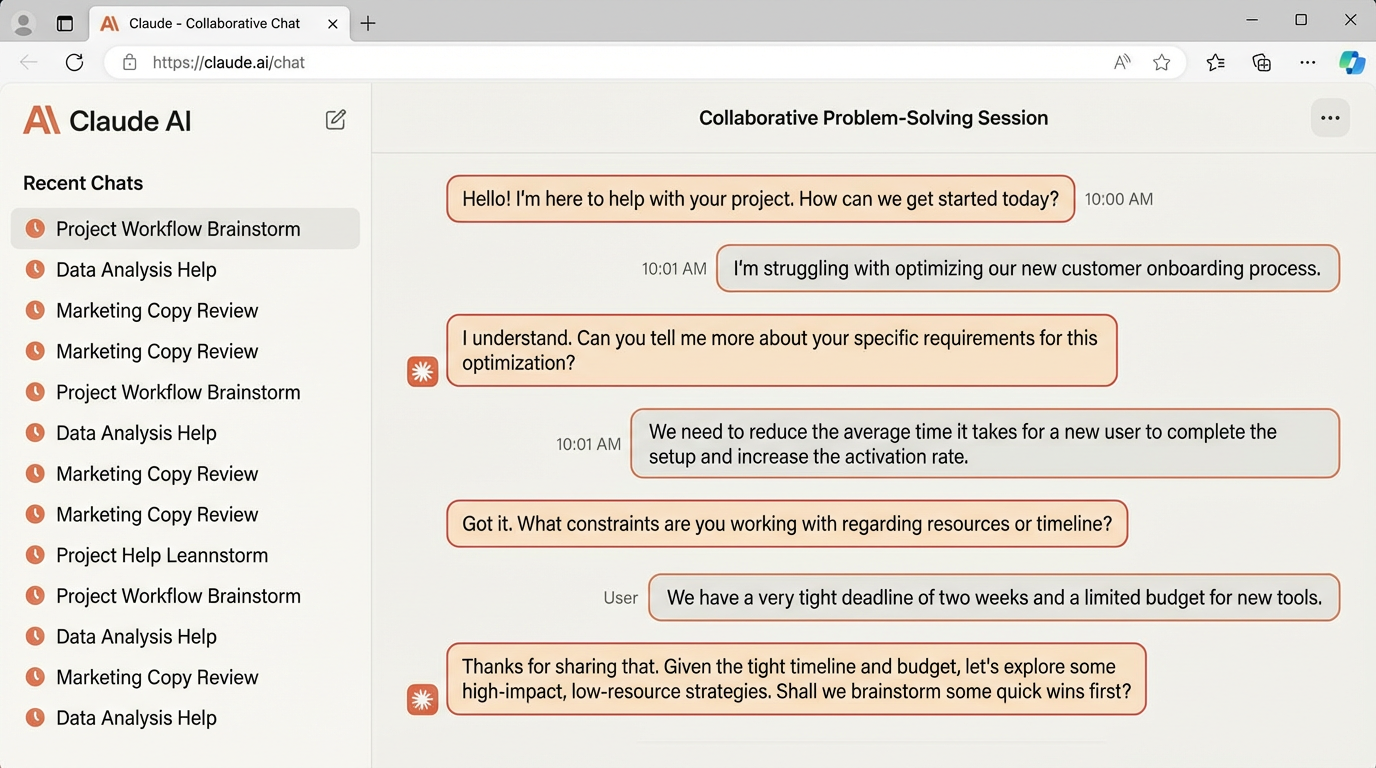 Claude Collaborative Solving