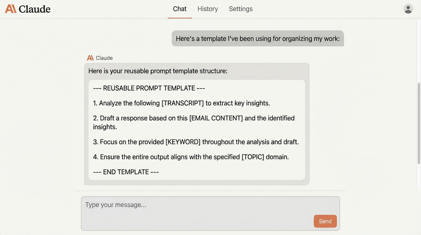Claude Conversation Templates