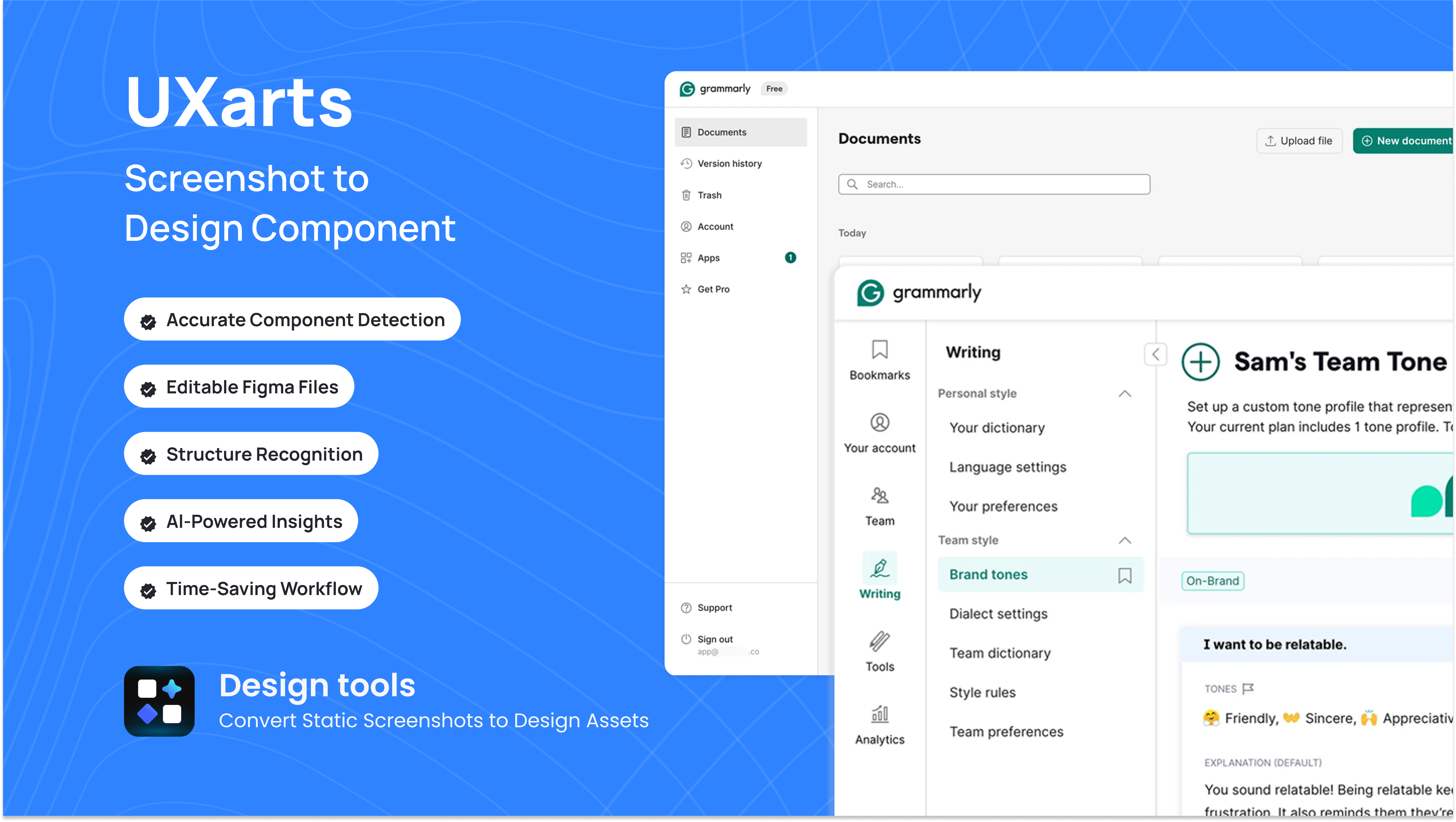 Grammarly Dashboard