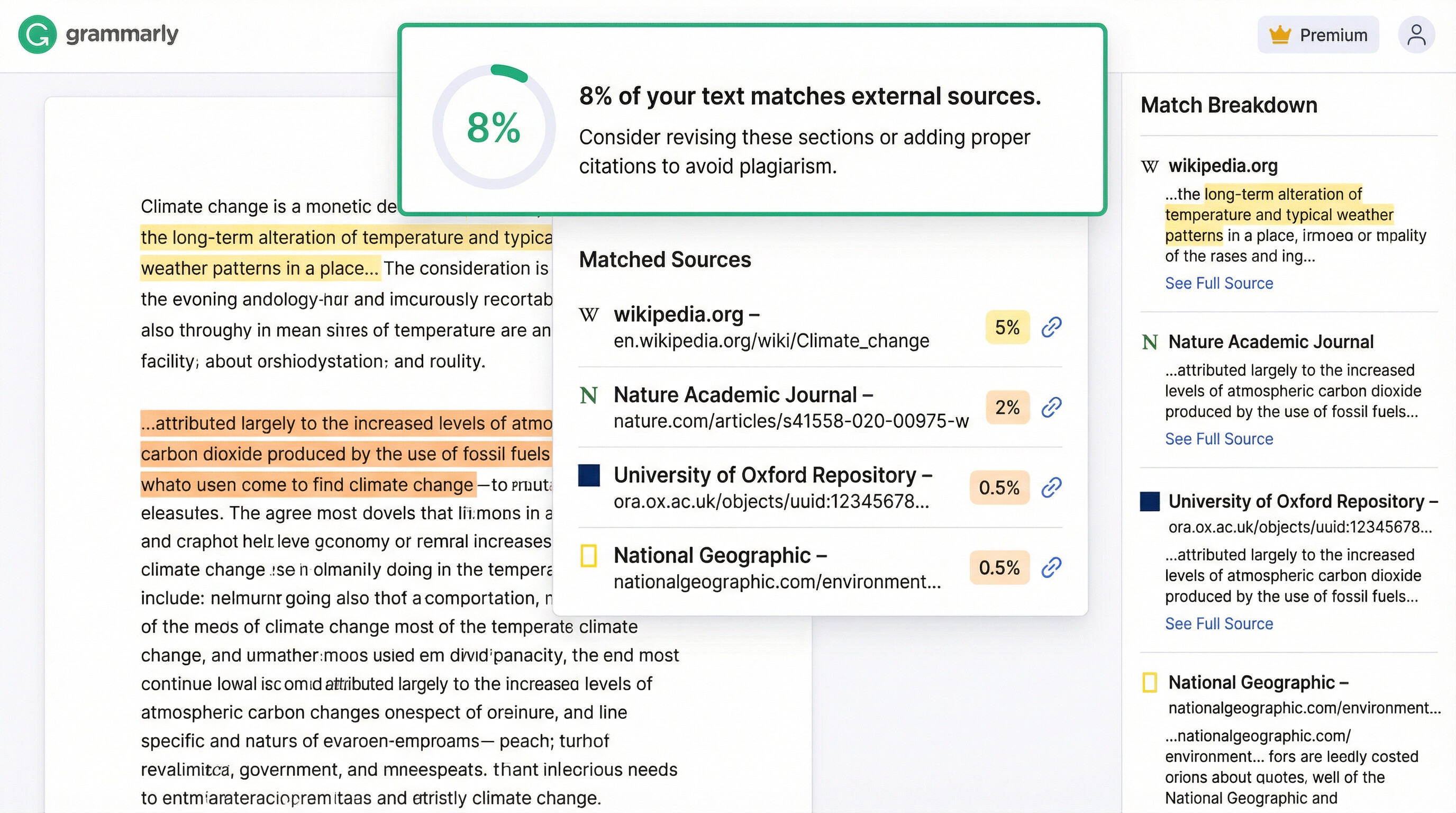 Grammarly Plagiarism Checker