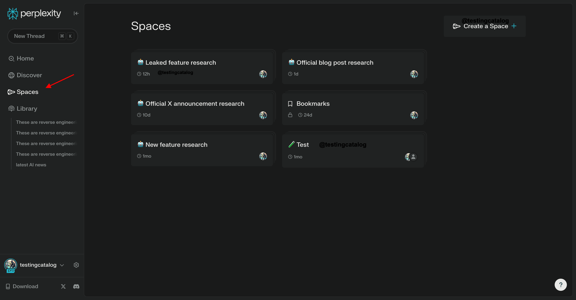 Perplexity Collections