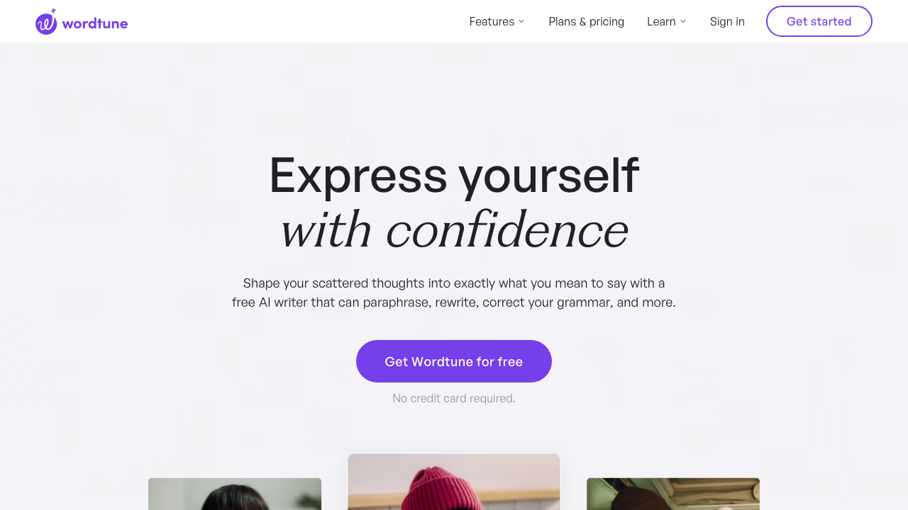 Wordtune Read Interface